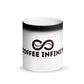 Coffee Infinite Matte Black Magic Mug